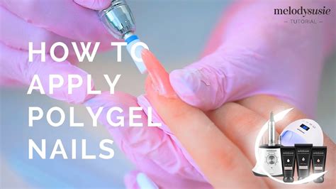 How to Apply MelodySusie Polygel Nail Extensions | Polygel Tutorial ...