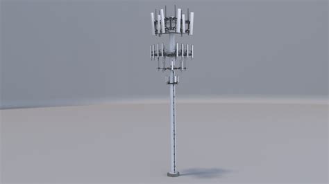 Cellular Tower 3D Model - TurboSquid 1514528