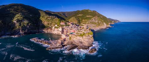 Vernazza at sunset - Drone Photography