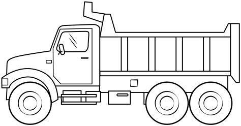 Dump Truck Printable Template | Free Printable Papercraft Templates