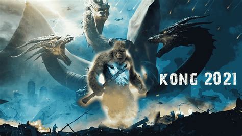 KONG (2021) VS KING GHIDORAH (ultimate monster battle) - YouTube