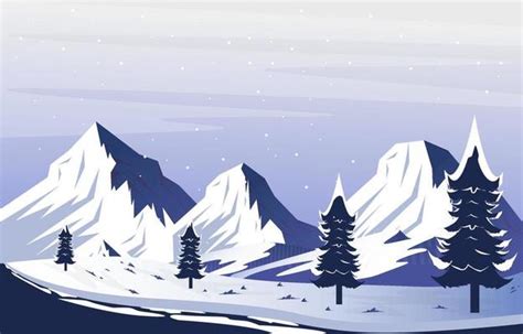 Snow Mountain Vector Art, Icons, and Graphics for Free Download