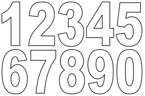 6 Best Images of Free Printable Cut Out Numbers - Free Printable ...