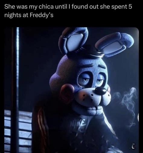 Spending five nights at Freddy's. : r/memes