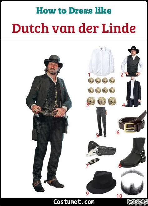 Dutch van der Linde (Red Dead Redemption) Costume for Halloween