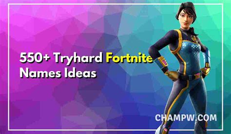 550+ Tryhard Fortnite Names Ideas Which Are Not Taken