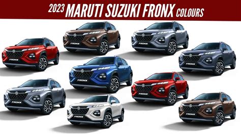 2023 Maruti Suzuki Fronx - All Color Options - Images | AUTOBICS - YouTube