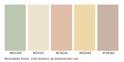 Minimalistic Rustic Color Scheme » Brown » SchemeColor.com