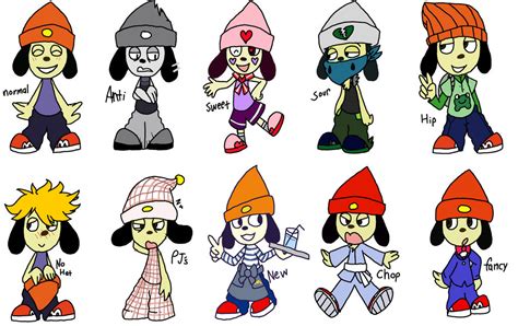 ~Versions of Parappa~ by BossSwagMaster on DeviantArt