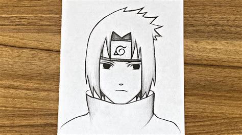 How To Draw Sasuke Uchiha step by step || Easy anime drawing || How to ...