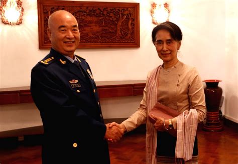 MYANMAR-YANGON-XU QILIANG-AUNG SAN SUU KYI-MEETING