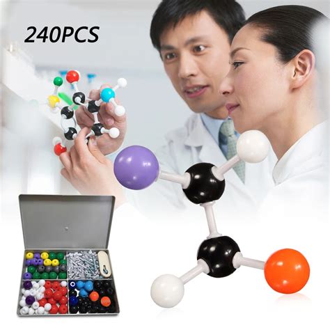 240Pcs Chemistry Molecular Molecules Model Kit General and Organic ...