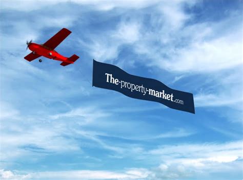 THE PROPERTY MARKET Aerial Advertising