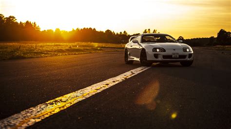 Toyota Supra Car Racing Drift Night Wallpapers - Wallpaper Cave