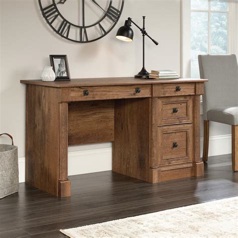 SAUDER Palladia Collection Vintage Oak Computer Desk-422002 - The Home ...