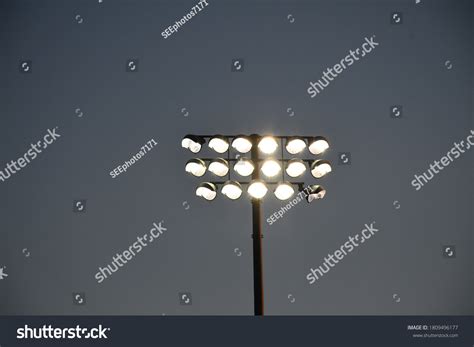 Stadium Lights Football Field Stock Photo 1809496177 | Shutterstock