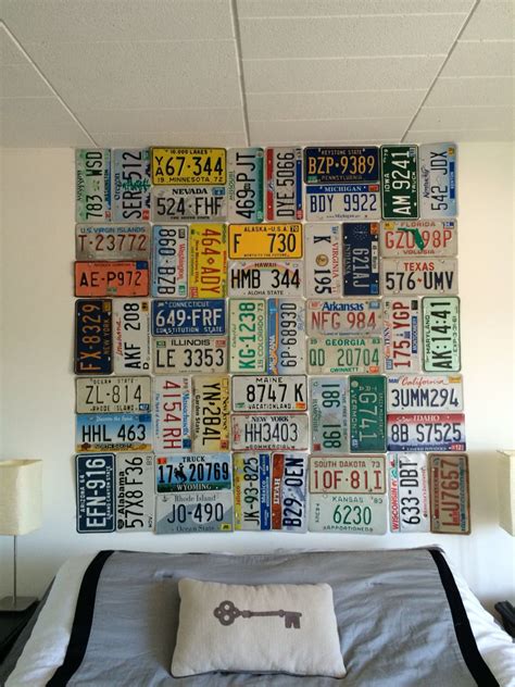 License Plate Headboard Childrens Bedroom Decor, Boys Bedroom Decor ...