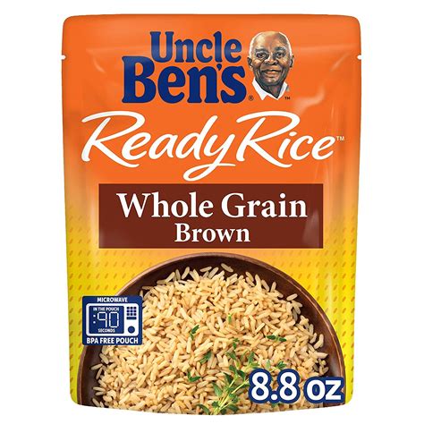 UNCLE BEN’S Ready Rice: Whole Grain Brown 8.8 Ounce (Pack of 12)