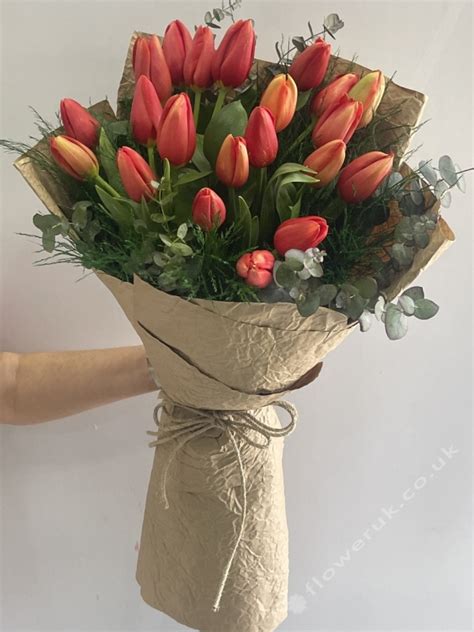 Red Tulip Bouquet, Tulip Bouquet, Red Tulips Bouquet, Order Tulip