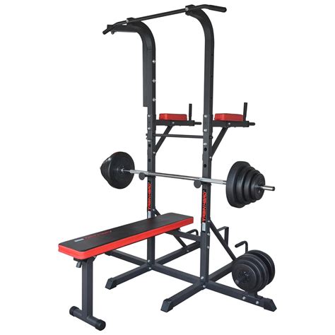 GOTOTOP Bodybuilding Pull Up & Dip Station Dip Stand Power Tower Home ...