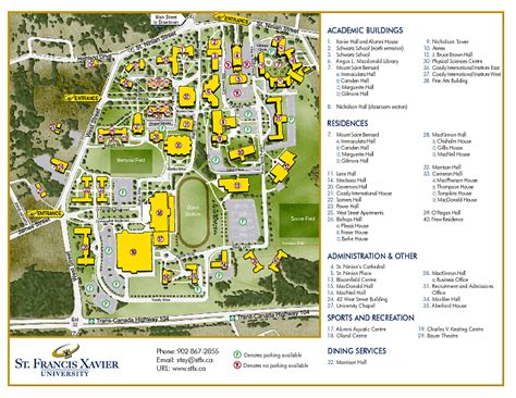 Xavier University Campus Map