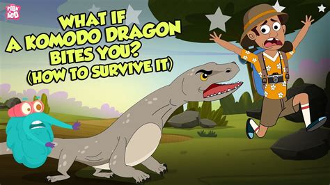 How Strong is a Komodo Dragon Bite? | How to Survive | The Dr Binocs ...