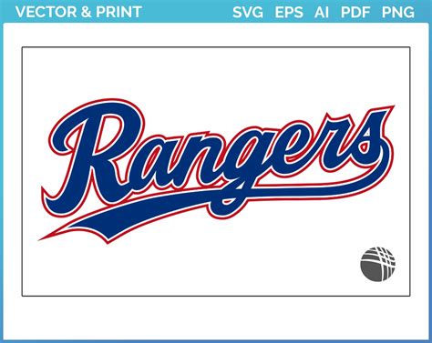 Texas Rangers - Jersey Logo (2020) - Baseball Sports Vector SVG Logo in ...