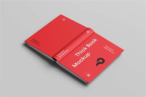 Free Opened Cover Book Mockup (PSD)