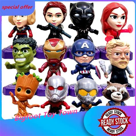 2021 McDonald's 12 PCS of Marvel Avengers action figures.Iron Man, Hulk ...