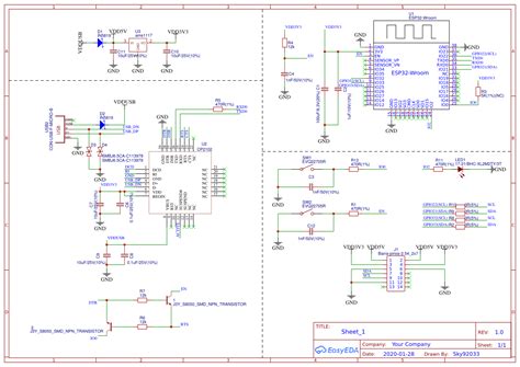 Main-plate (ESP32-WROOM) - OSHWLab