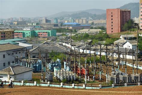 North Korea. Kaesong. Electrical Substation Editorial Photography ...