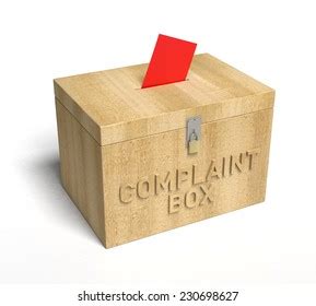 Real Wooden Complaint Box 3d Rendering Stock Illustration 230698627 ...