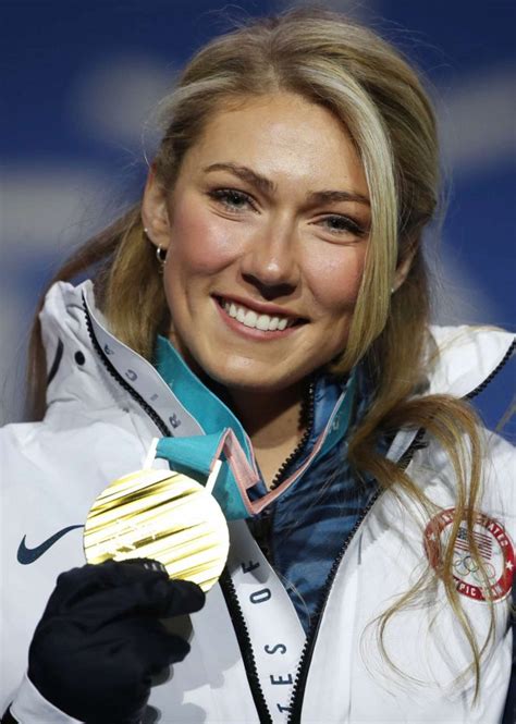 Mikaela Shiffrin – Award ceremony ALPINE SKIING at Olympic Winter Games ...