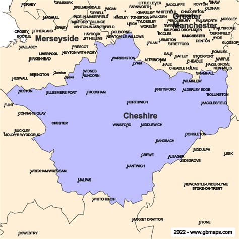 Cheshire Staffordshire Border Map - Clemmy Cassandry