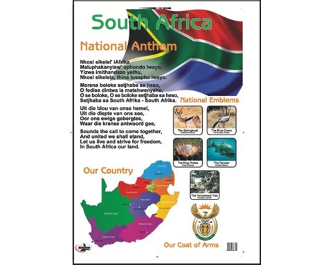 Posters South African National Anthem – Statesman Stationery