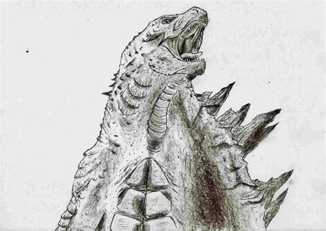 How To Draw Godzilla Head at How To Draw