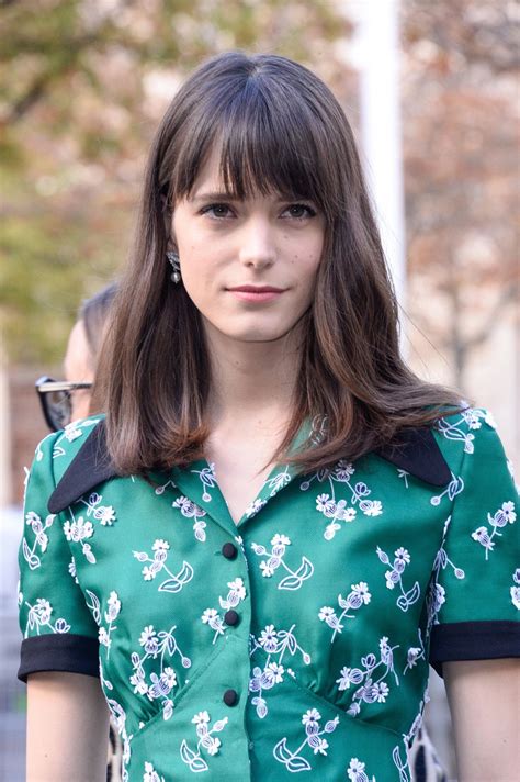 Stacy Martin – Miu Miu Fashion Show in Paris 10/03/2017 • CelebMafia