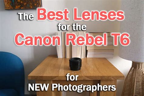 10 Best Lenses for Canon Rebel T6 for NEW Photographers