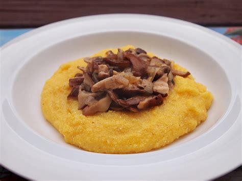 Mamaliga with Shiitake Mushrooms – That Yellow Goodness – Maya`s Kitchen