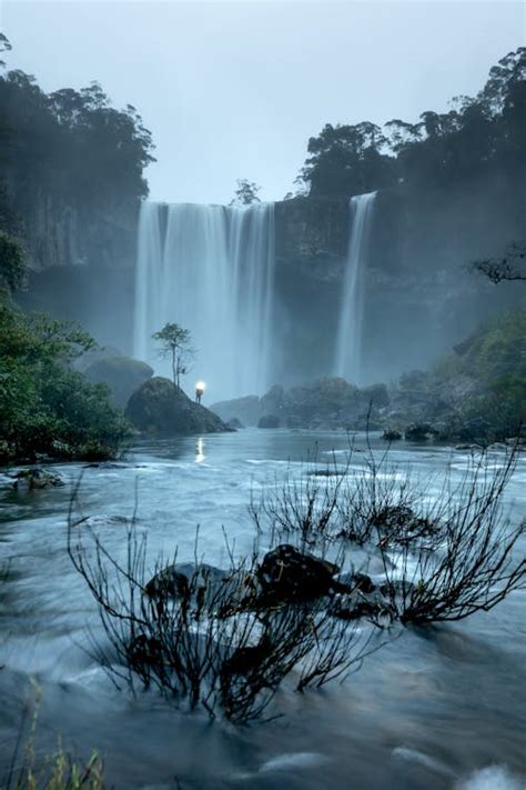 Long Exposure of a Waterfall · Free Stock Photo