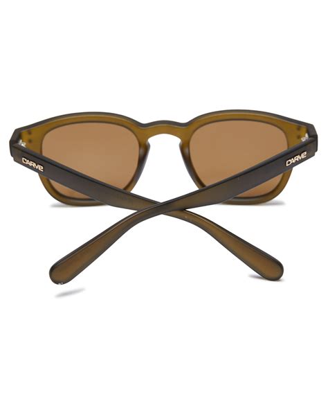 Carve Havana Polarized Sunglasses - Olive Translucent | SurfStitch