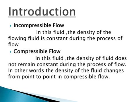 Compressible Fluid | PPT