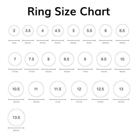 Printable Ring Size Chart Ring Sizer Tool Find Your Ring ...