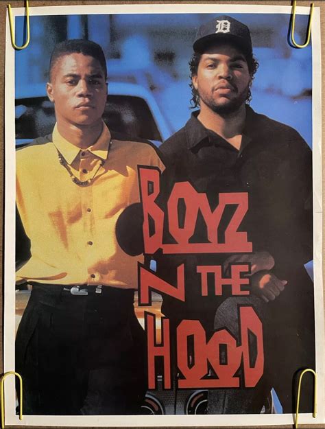 Vintage Movie Poster Boyz N the Hood Ice Cube 1990s - Etsy