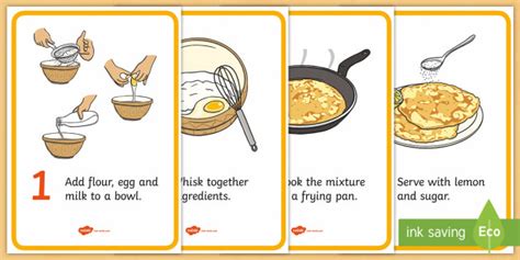 Pancake Recipe Cards - Primary Resources - Shrove Tuesday