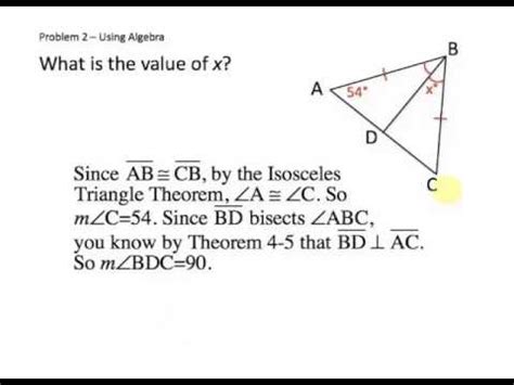 Vertex Angle Bisector Theorem - YouTube