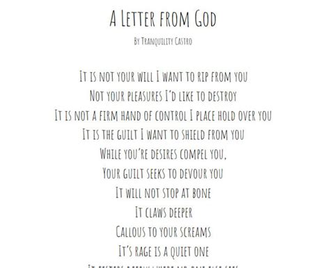 A Letter From God Poem Original Poem Christian Poetry Call to Action ...