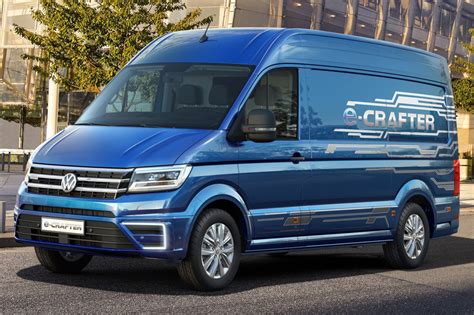 VW e-Crafter Concept Previews 2017 Production Model with 200 KM Range