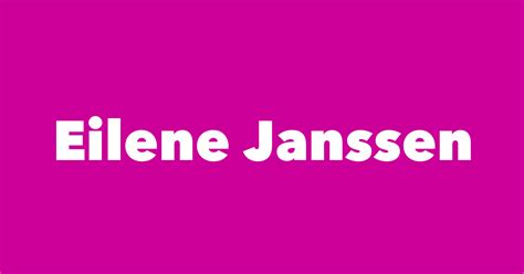 Eilene Janssen - Spouse, Children, Birthday & More