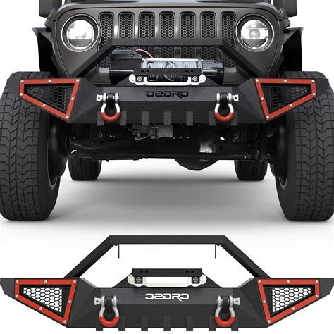 Buy OEDRO Front Bumper Compatible with 2018-2022 Jeep Wrangler JL ...